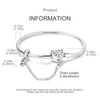 Collar clásico de Plata de Ley 925 para mujer, collar circular Simple, compatible con cuentas originales, joyería de cumpleaños y boda - details 20