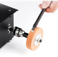 Mini lijadora de banda eléctrica 3 en 1, pulidora ajustable de 7 velocidades, afilador de bordes, accesorios opcionales - details 13