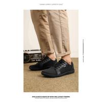 Zapatos descalzos minimalistas para hombre, zapatillas de punta ancha Zero Drop, malla transpirable, zapatos planos informales con cordones para caminar - details 15