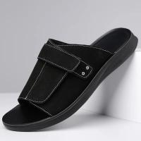 Sandalias de Deslizamiento de Cuero GUYISA para Verano Cómodas Ligeras Casuales - details 4