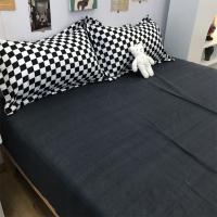 Seta de Cama Nórdica Azul a Cuadros 220x240 Funda de Edredón 3/4 Piezas Juego de Ropa de Cama con Diseño a Cuadros Tamaño 200x230 - details 8