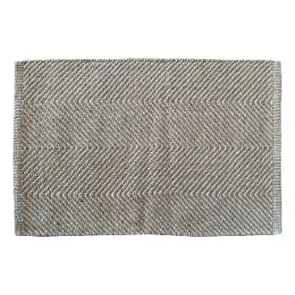 Alfombra Dormitorio Sala Entrada Estilo Boho Étnico Esparto Yute Hindú Kerala - 7359000-1 - 1