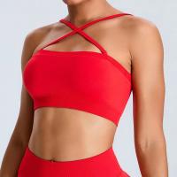 Top deportivo sin costuras estilo tubo para yoga, gimnasio, sexy, sin tirantes, espalda descubierta, chaleco de yoga, sujetador deportivo. - details 5