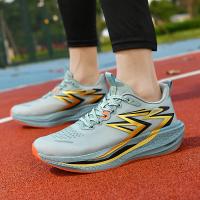 Zapatos deportivos para hombre, zapatillas ligeras de malla plana para correr, zapatos informales con cordones de alta calidad para caminar al aire libre para hombre - details 8