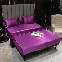 Sábana Ajustable de Seda de Morera 100% con Banda Elástica Antideslizante para Cama Individual Doble King Queen - details 3