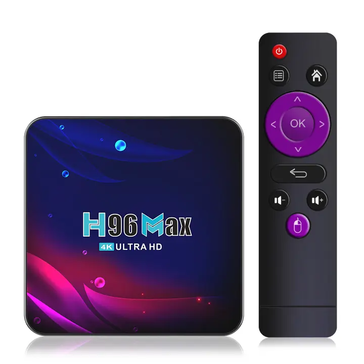 H96 Max V11 Dispositivo de TV inteligente Android 11 CPU de cuatro núcleos 4G 32G BT4.0 4k Wifi2.4G/5G compatible con ratón y teclado Tvbox - 1