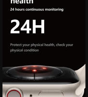 H12 mini reloj inteligente con brújula de memoria, 1Gb, función NFC, Bluetooth, llamada, detección de frecuencia cardíaca, múltiples modos deportivos - details 3