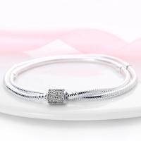 Pulsera de Plata Esterlina 925 Encanto de Mariposa Estrellas Luna Cadena de Seguridad - details 64