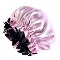 Gorro de Satén de Doble Capa Protección de Cabello de Noche para Mujeres Gorro de Dormir Reversible - details 6