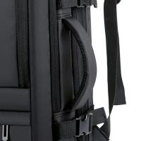 Bolsa para portátil de para hombre, mochila Extensible de viaje de negocios con puerto de carga USB y diseño impermeable de gran capacidad - details 4