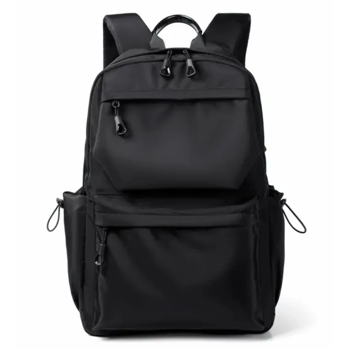 Nueva mochila de poliéster para hombre, mochila escolar para estudiantes de gran capacidad, bolsa para ordenador portátil, mochila de viaje impermeable, gran oferta - 1