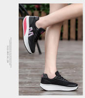 Zapatos deportivos de marca para mujer, zapatos tonificantes para aumentar la altura de 5 Cm, zapatillas de deporte con cuña, zapatos mecedores transpirables, zapatos con plataforma para sacudir - details 9
