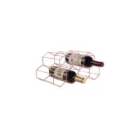 FOMANSH Botellero de Vino apilable de Metal,Soporte para Estante para Botellas de Vino,Almacenamiento de Vino de Mesa para Exhibición,Organizador de Vinos para Hogar,Cocina,Bar,Bodega,Negro,2 Niveles - details 12