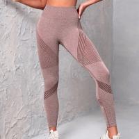 Pantalones de yoga para mujer, monos de entrenamiento para correr con cintura alta y realce de cadera, control abdominal, entrenamiento de estiramiento, sin costuras - details 1