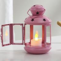 Portavelas de estrella hueca a prueba de viento, lámpara colgante de hierro forjado, candelabro DIY, adorno de farol, decoración de boda - details 1