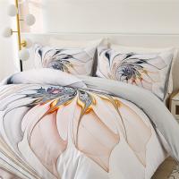 Juego De Funda Nórdica Floral, Ropa De Cama Blanca 3D Para Dormitorio Y Decoración De 2/3 Piezas - details 2