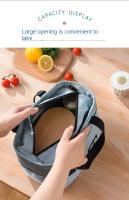 Fiambrera Bento con aislamiento para mujer, de gran capacidad bolsa térmica con cremallera para almacenamiento de alimentos, contenedor para viaje, Picnic - details 9