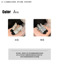 Nuevo francés Xiaoxiangfeng tacón grueso Mary Jane temperamento versátil color coincidencia de zapatos individuales de tacón alto - details 4