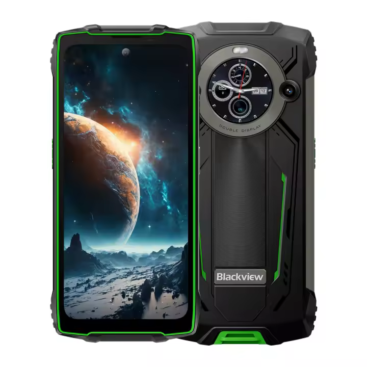 Blackview BV8200 teléfono resistente 6,5 "2.4K 120Hz pantalla, MTK Helio G100 Smartphone Android 14,12GB 256GB 8800Ah NFC teléfono móvil 50MP - 1