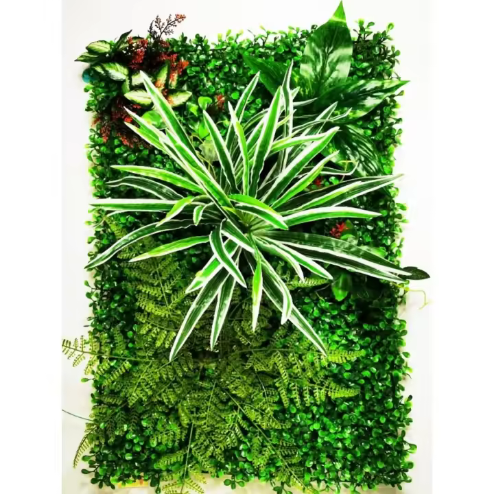 Planta Artificial de 40CM x 60CM, Panel de césped falso, decoración de fondo de boda, planta falsa, planta subtropical, decoración de jardín - 1