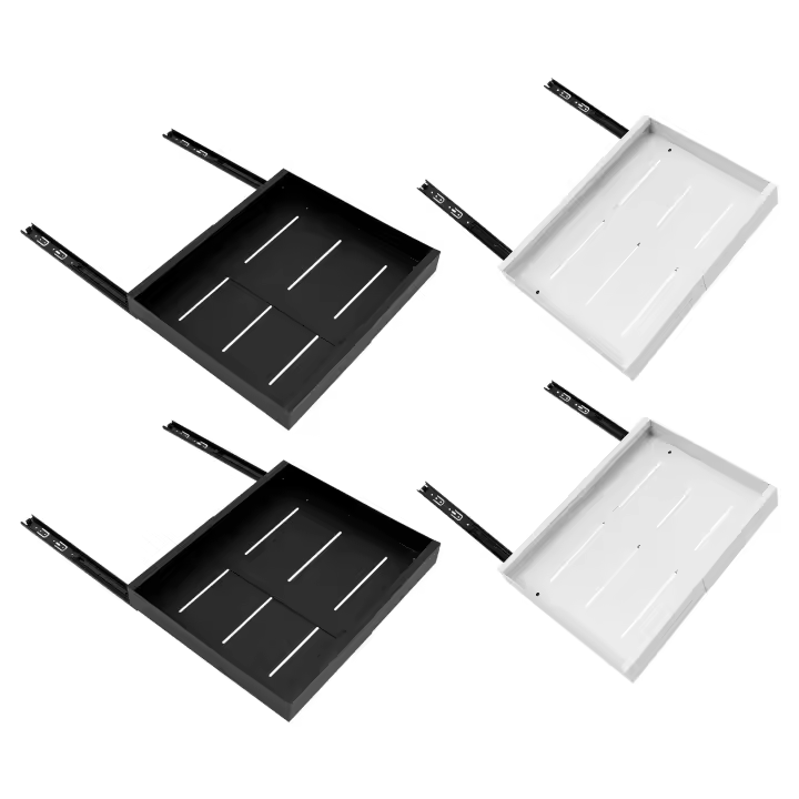 Estante de almacenamiento de cosméticos, cesta de almacenamiento en el armario, estante de almacenamiento de cocina multifuncional sin perforaciones, 2 uds. - 1