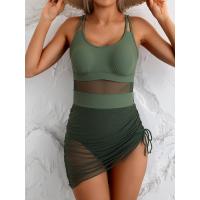 Traje de baño de una pieza para mujer Bikini Retráctil Moda de baño - details 11
