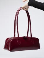 Bolso Baguette de Piel de Vaca para Mujer: Bandolera de Diseño Exclusivo y Gran Capacidad - details 16