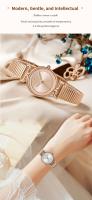 Premium lujo 2025 nuevo reloj de mujer marca superior ocio moda 29mm Mini esfera correa de malla de acero inoxidable nórdico Simple 3Bar relojes impermeables - details 8