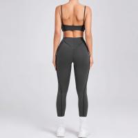 Traje de Yoga para Mujer de Cintura Alta Sujetador Deportivo Antiqueo Pantalones Fizz - details 2