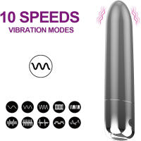 1 unidad Mini Vibrador tipo bala, consolador de masaje, Vibrador AV Stick, Juguetes sexuales para adultos para mujeres, estimulador de clítoris y punto G, masturbador femenino - details 1