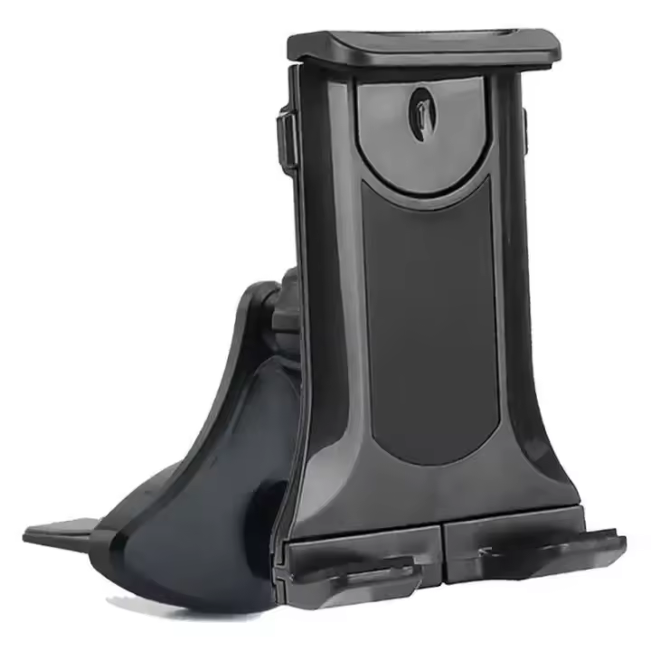 Tableta universal con ranura para coche, reproductor de CD 5,5-12,9 tabletas, soporte para teléfono para teléfonos inteligentes de 3,5-7 pulgadas - 1