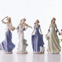 Figura de cerámica de la diosa dama, decoración del hogar, artesanía, adorno de boda - details 4