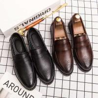 2025 Sepatu Kulit zapatos casuales regulares de oficina de vestir hechos a mano de negocios Oxford de alta calidad para hombres - details 9