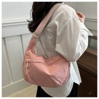 Bolso cruzado Hobos de Color sólido a la moda, bolso de hombro informal de alta capacidad, bolso de viaje ligero Simple para ir al trabajo - details 21
