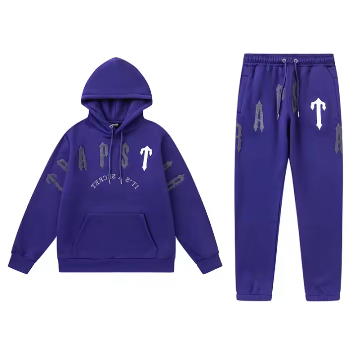 Conjunto de Sudadera Casual Holgada Trapstar de Alta Calidad y a la Moda - 1