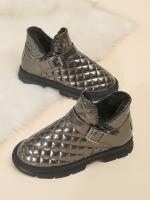 Botas cálidas de nieve para mujer, botines de felpa con hebilla, invierno, 2023 - details 22