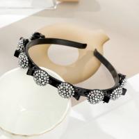 Diadema fija con flequillo de diamantes de imitación antideslizante, accesorios para el cabello dulces, bandas para el cabello con Clips, tocado de estilo coreano, Aro para el cabello brillante - details 10