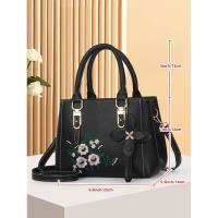 Mochila de Lujo Leten con Patrón Paisley Bolso Cuadrado Grande Bordado con Estilo - details 3