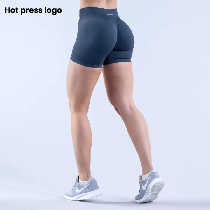 NVGTN pantalones cortos de impacto sin costuras para mujer, ropa de medio pantalón suave para Fitness, Yoga, gimnasio, correr, bicicleta - 1