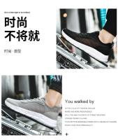 Zapatos de malla de verano para Hombre, Zapatillas ligeras transpirables, zapatos informales con cordones para caminar, Tenis masculinos, Zapatillas para Hombre - details 4