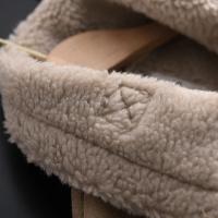 Chaqueta gruesa y cálida de piel de oveja para mujer, abrigo corto marrón para motocicleta, chaquetas de piel de oveja sintética, prendas de vestir de invierno - details 13