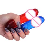Doble Terminado Realista Dildo Endoso Flexible de Gradiente para Bióloga Anal Butt Plug - details 3
