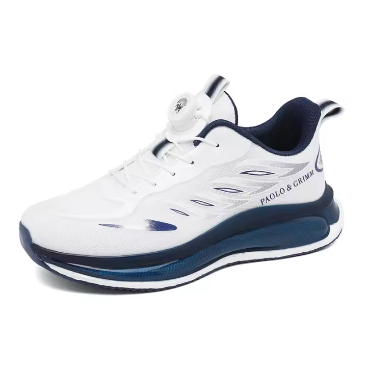 Malla Correr Zapatos Hombres Cien Casual Zapatillas Transpirable Absorción De Choque Con Luminoso - 1