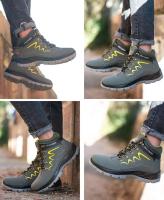 Botas con punta de acero para hombre, zapatos de trabajo indestructibles a prueba de taladros y golpes, botas de seguridad de invierno - details 7