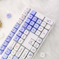 Keycap MOA altura PBT Material sublimación Keycap linda personalidad personalizada pequeño conjunto completo adecuado para eje cruzado 98 teclas（Teclado no incluido) - details 7