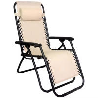 Arrancar eléctrico |   Tumbona Reclinable y Plegable Gravedad Cero - Sillón con Respaldo Alto y Reposapiés para Piscina, Camping y Jardín - details 8