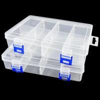 Cajas de Almacenamiento de Plástico Transparentes 8 Compartimentos para Tornillos y Monedas - details 2