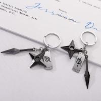 Llavero de Ninja Naruto Kunai Shuriken Konoha Accesorio de Llaves de Coche para Bolso - details 1