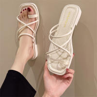 Zapatillas de Hadas Suaves y Versátiles Estilo de Media Tacón Grueso para Mujeres - details 1