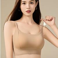 Sujetador de yoga con relleno, soporte para mujer, sin varillas, lencería fina, espalda en U, top corto, chaleco a prueba de golpes, almohadilla fija, sujetador sin costuras para fitness - details 18